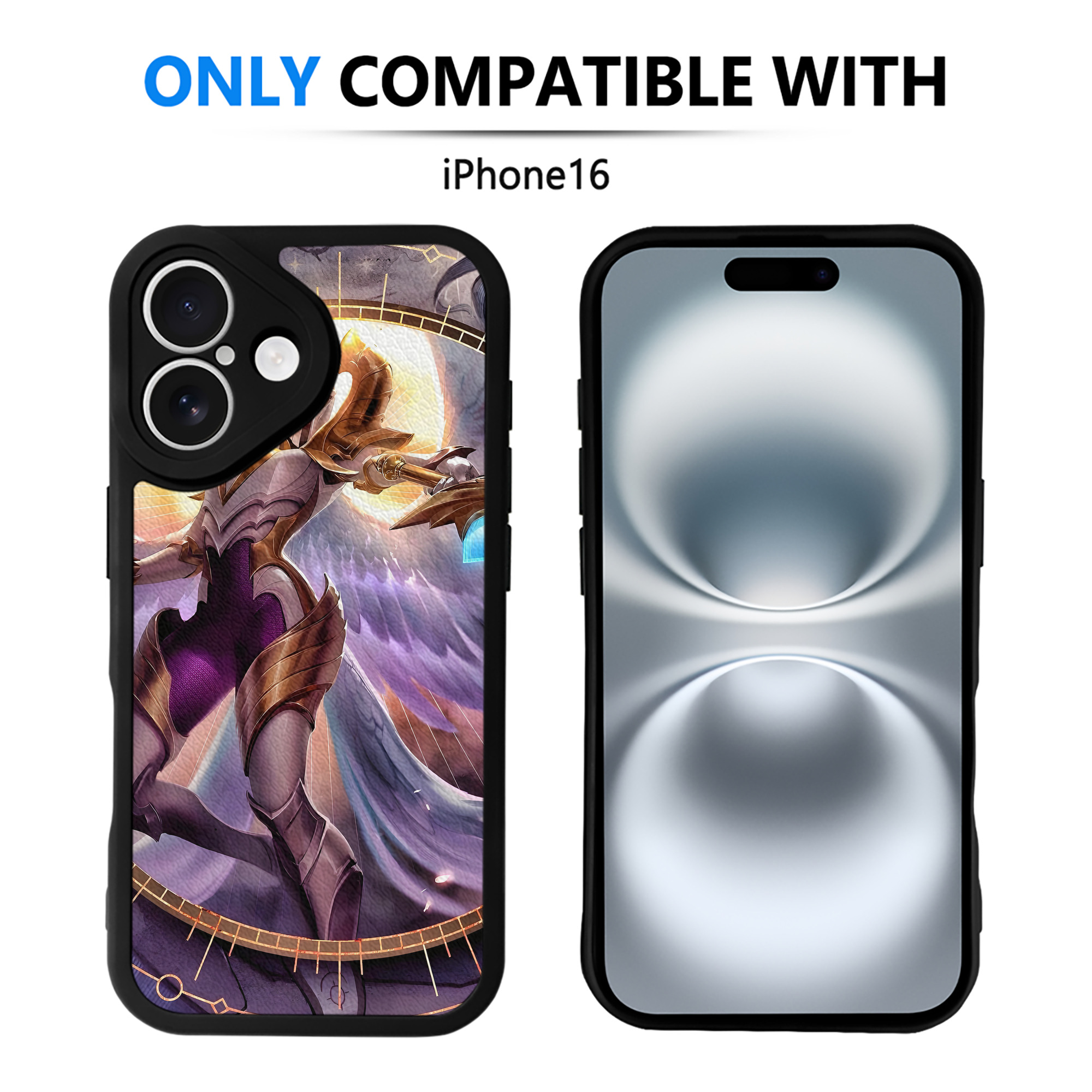 リーグ・オブ・レジェンド League of Legends LOL 【iPhone 16シリーズ対応】シリコンスマホケース（レザー調） 材質：シリコン